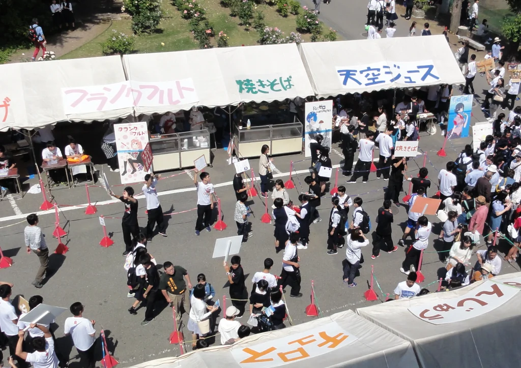 模擬店街風景